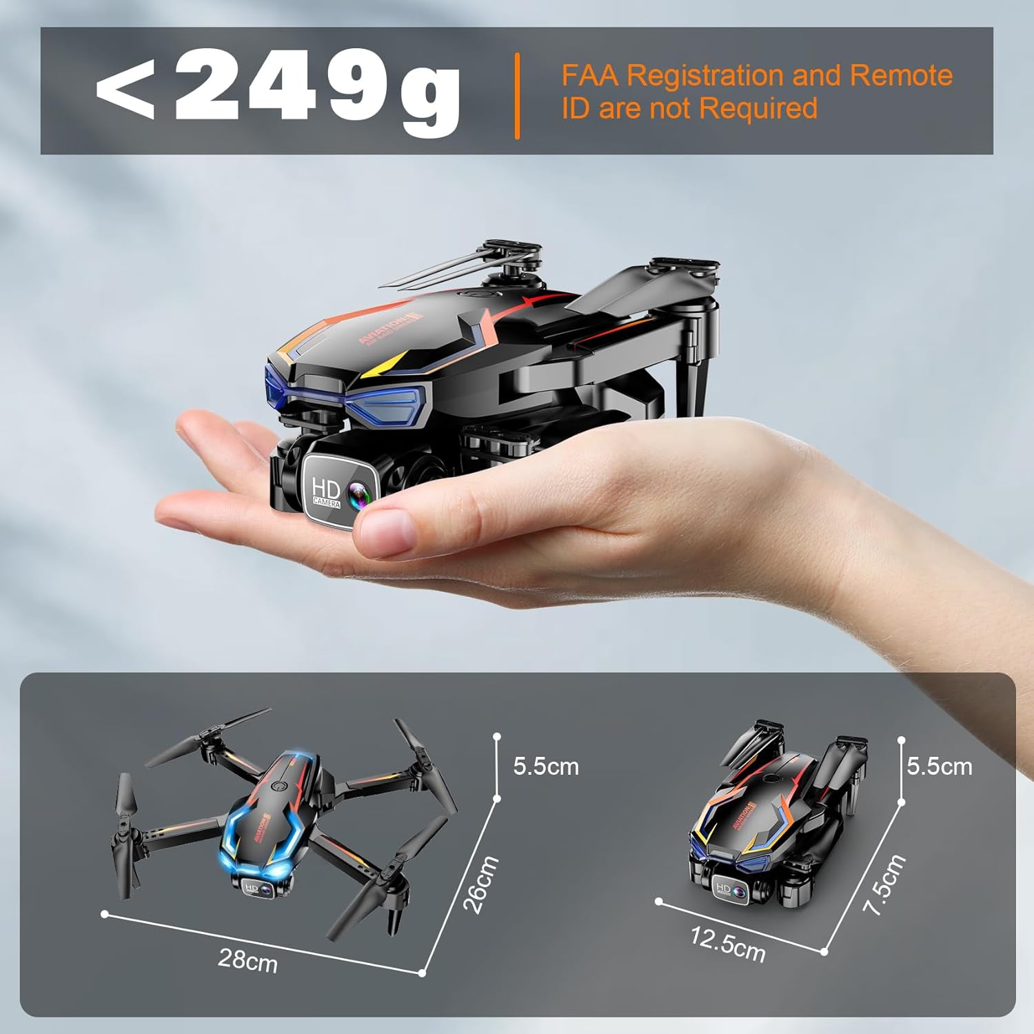 Mini Drone Avion Télécommandé